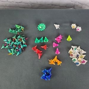 Vintage 50/60s String lite bulb covers.